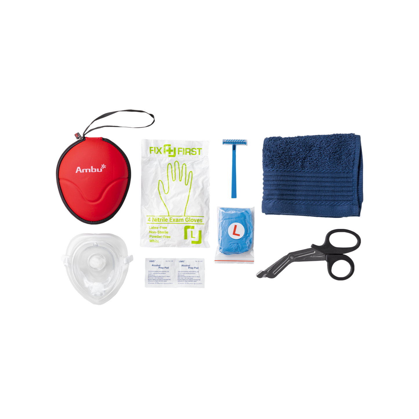 Pack complet Philips Heartstart- DAE HS1 avec Boitier intérieur (vert)