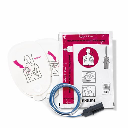 Philips Heartstream- Multifonction Adulte/Enfant Electrode Pads Plus - M3713A (1 pc)