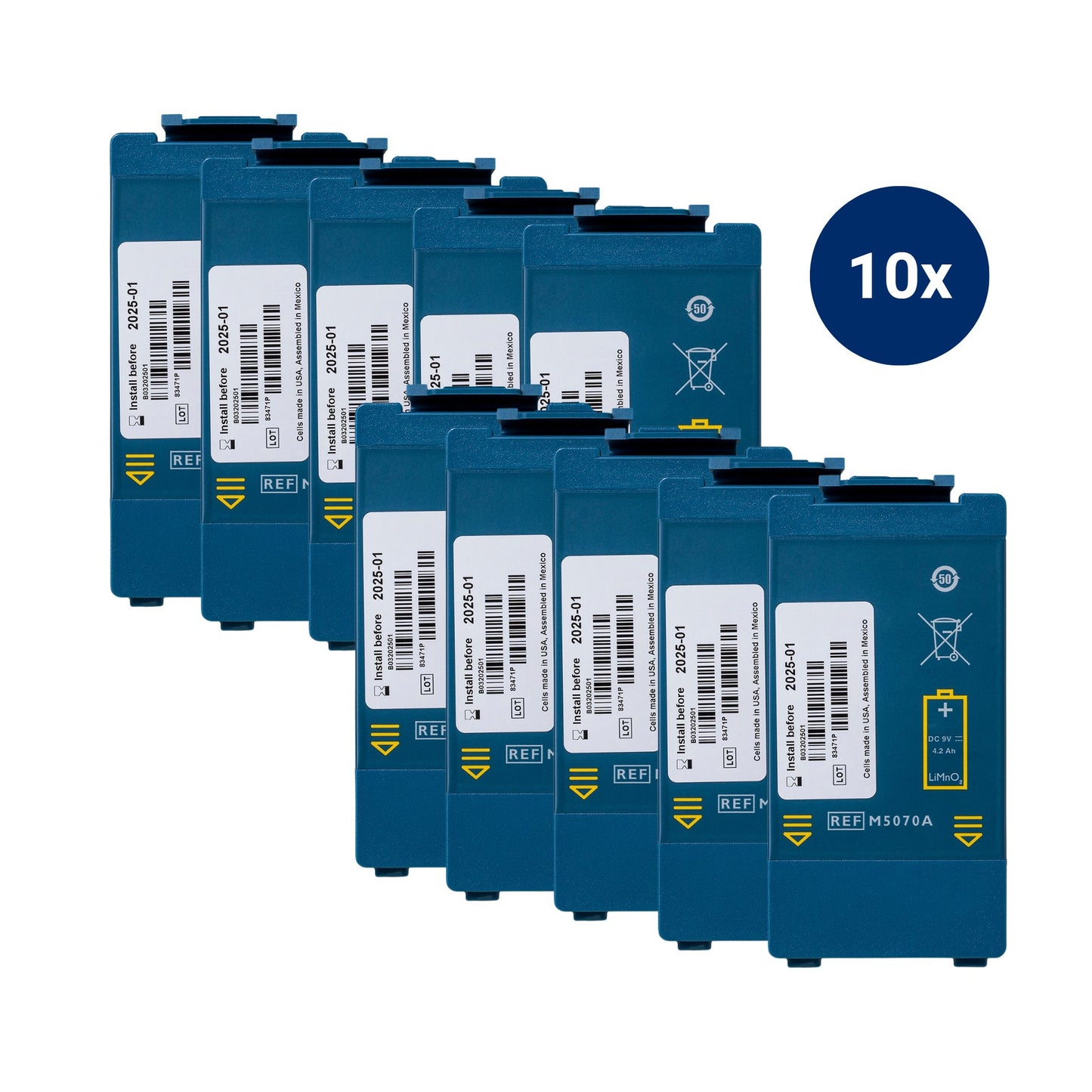 Philips Heartstart DAE accessoires - pile HS1 FRx (10x)