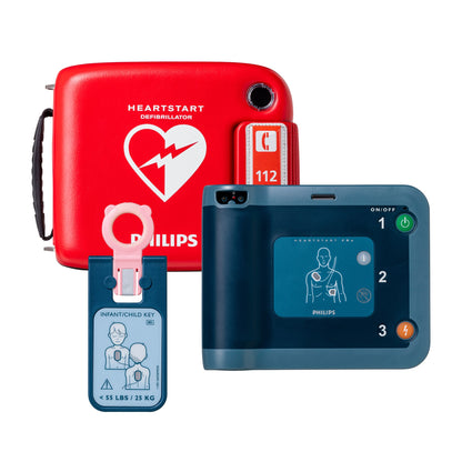 Pack complet Philips Heartstart - FRx DAE avec housse de protection & clé bébé/enfant