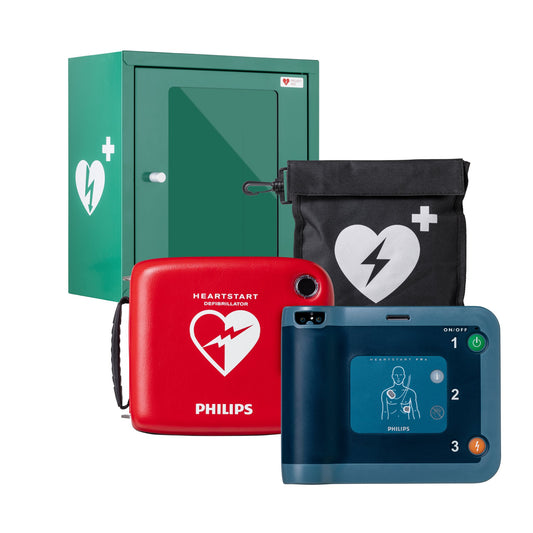 Pack complet Philips Heartstart - FRx DAE avec Boitier intérieur vert