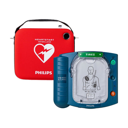 Pack complet Philips Heartstart - HS1 DAE avec Boitier intérieur blanc - M5066A