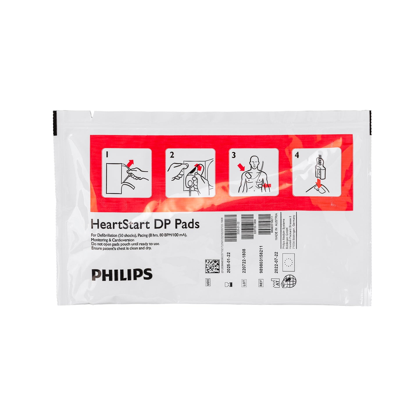 Philips DAE accessoires : électrodes FR2